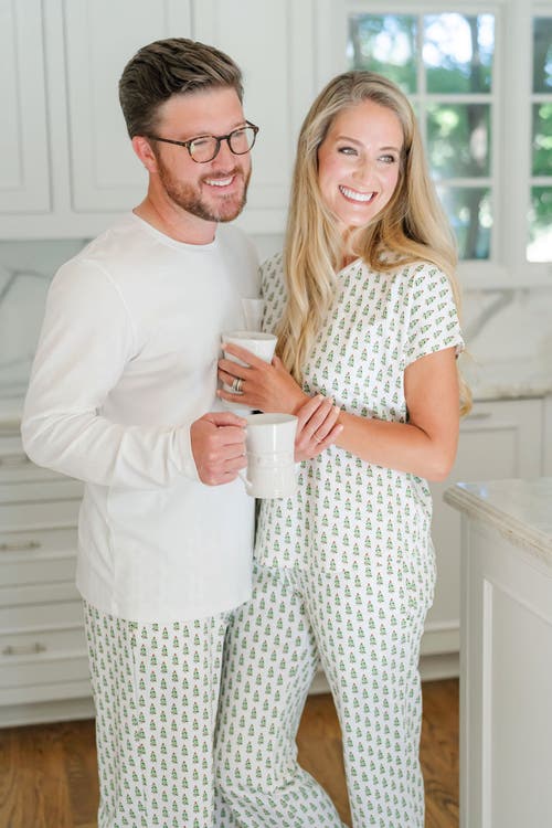 Shop Lila And Hayes Pajama Pant Set In Oh Christmas Tree