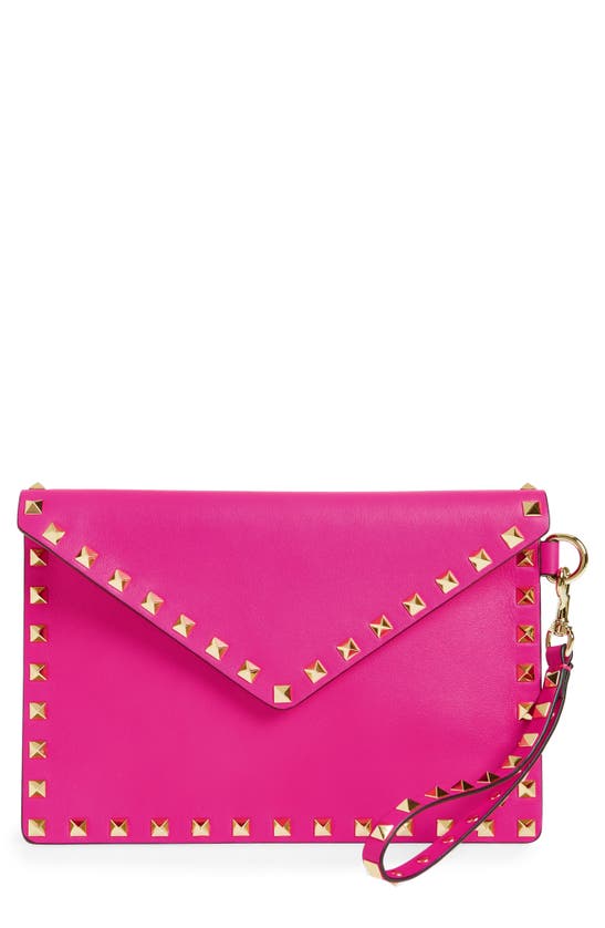 Valentino Beaute Big Pink Pouch Rose Soft Handbag Clutch Sealed