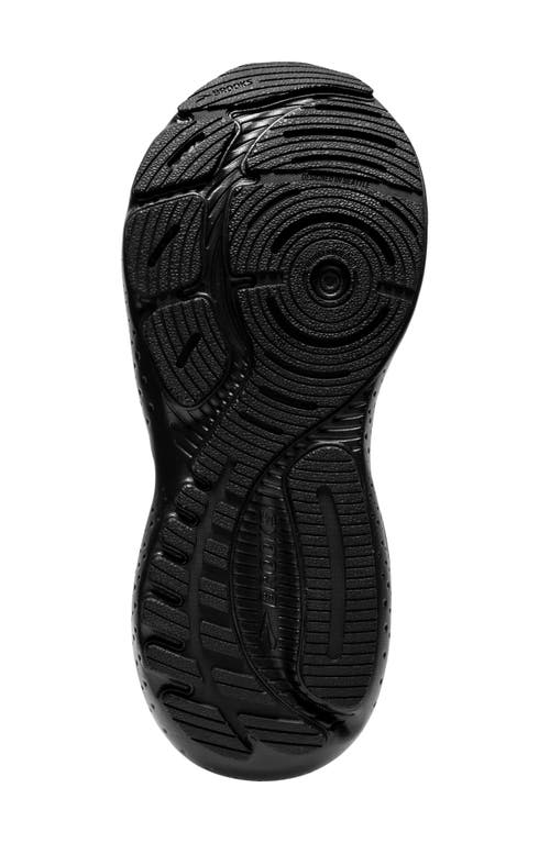 Shop Brooks Glycerin Gts 21 Running Shoe In Black/black/ebony