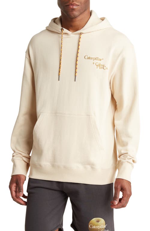 CATERPILLAR x Colour Plus Co. Fruits Cotton Fleece Hoodie in Sandshell