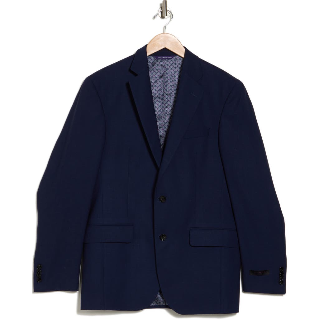 Ted Baker London Jarrow Slim Fit Wool Sport Coat In Blue
