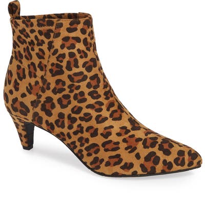 Bc Footwear Millimeter Vegan Pointy Toe Bootie- Brown