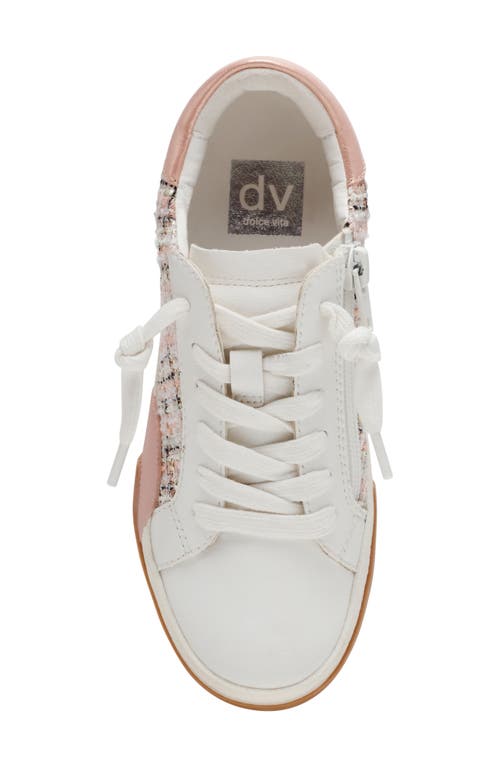 Dolce Vita Dv By  Peeka Metallic Sneaker In Pink
