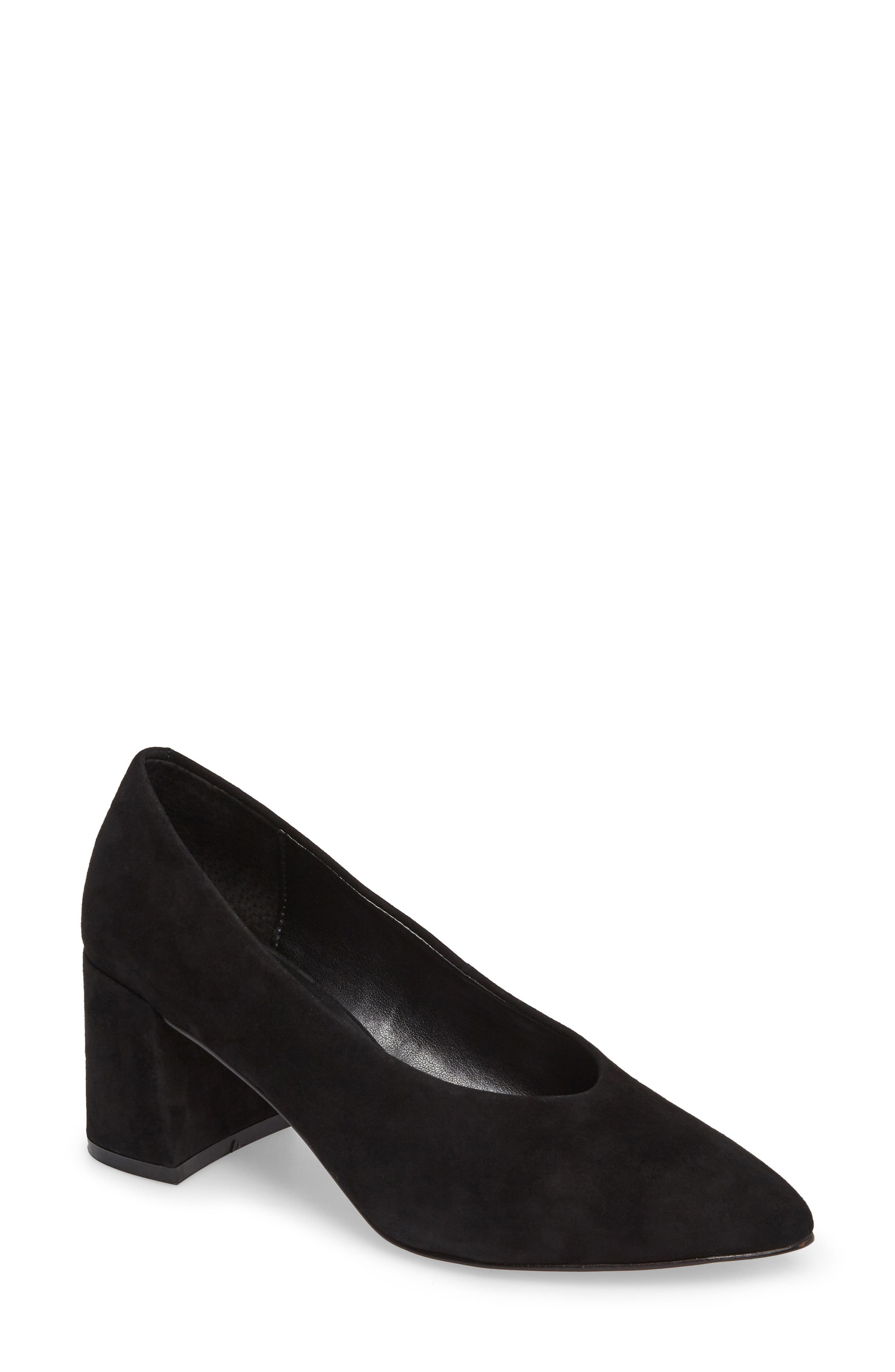 M4D3 Helen Statement Heel Pump, Black