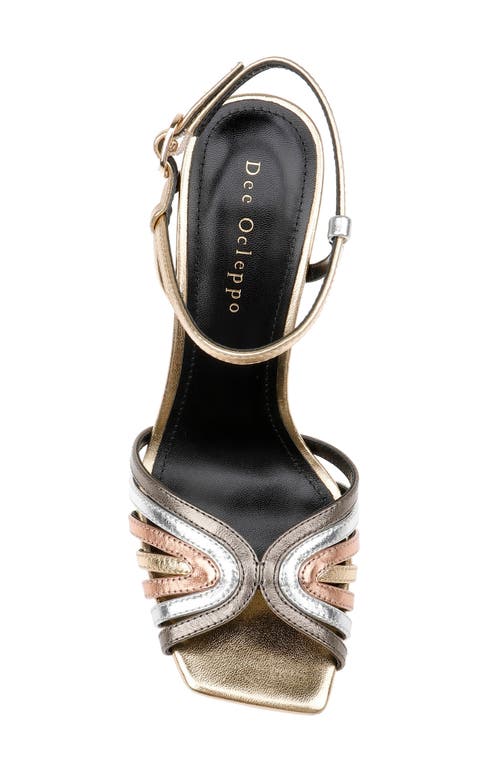 Shop Dee Ocleppo Carmel Ankle Strap Sandal In Metallic Multi