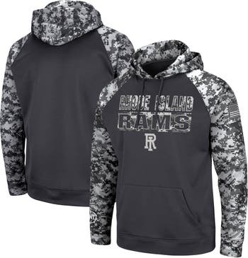 Louisville Cardinals Colosseum Youth OHT Military Appreciation Digital Camo  Raglan Pullover Hoodie - Charcoal