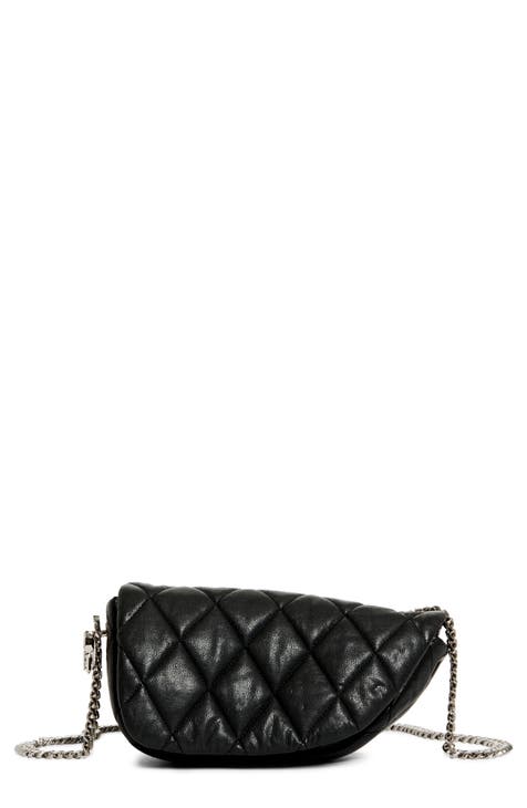 Small Shield Quilted Leather Shoulder Bag