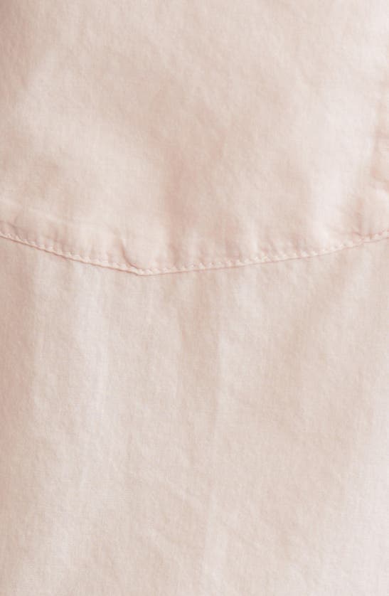Shop Treasure & Bond Cotton Voile Button-up Shirt In Pink Sepia