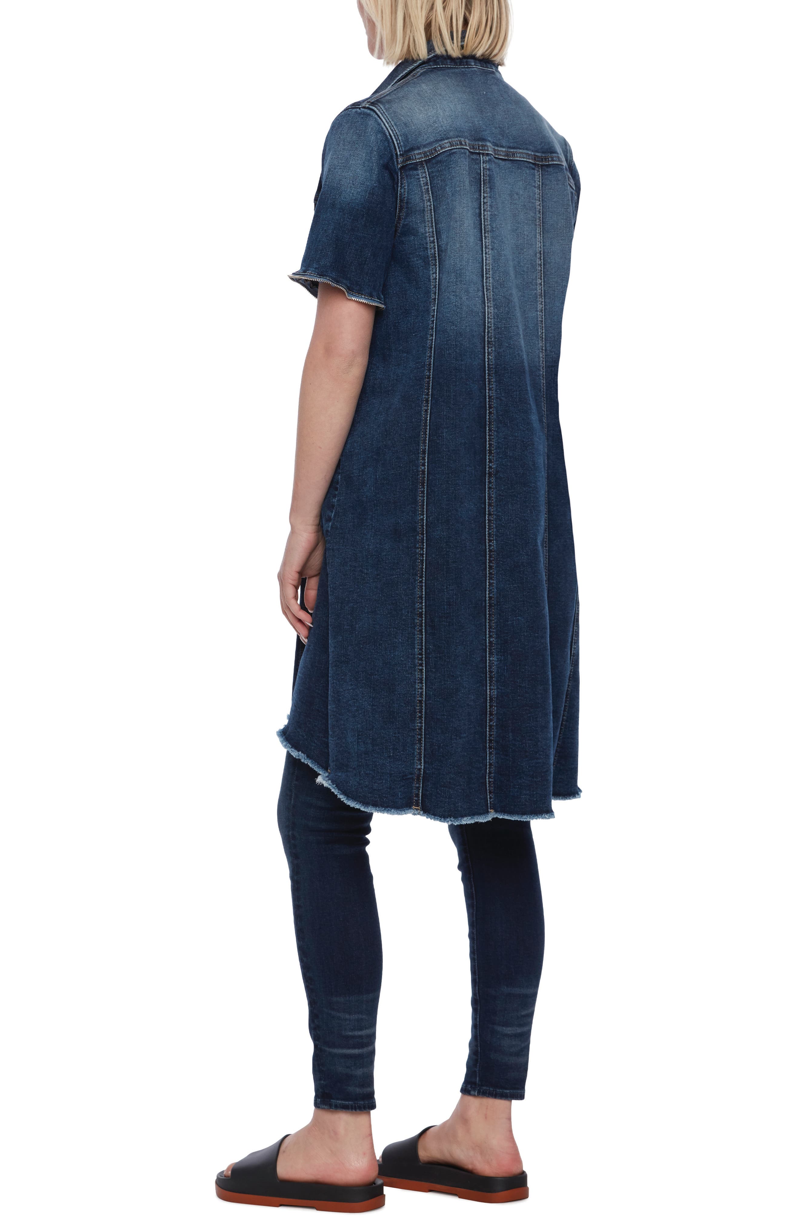 Wash Lab Denim Coat Dress Nordstrom