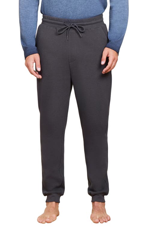 Barefoot Dreams Malibu Collection® Waffle Joggers In Carbon