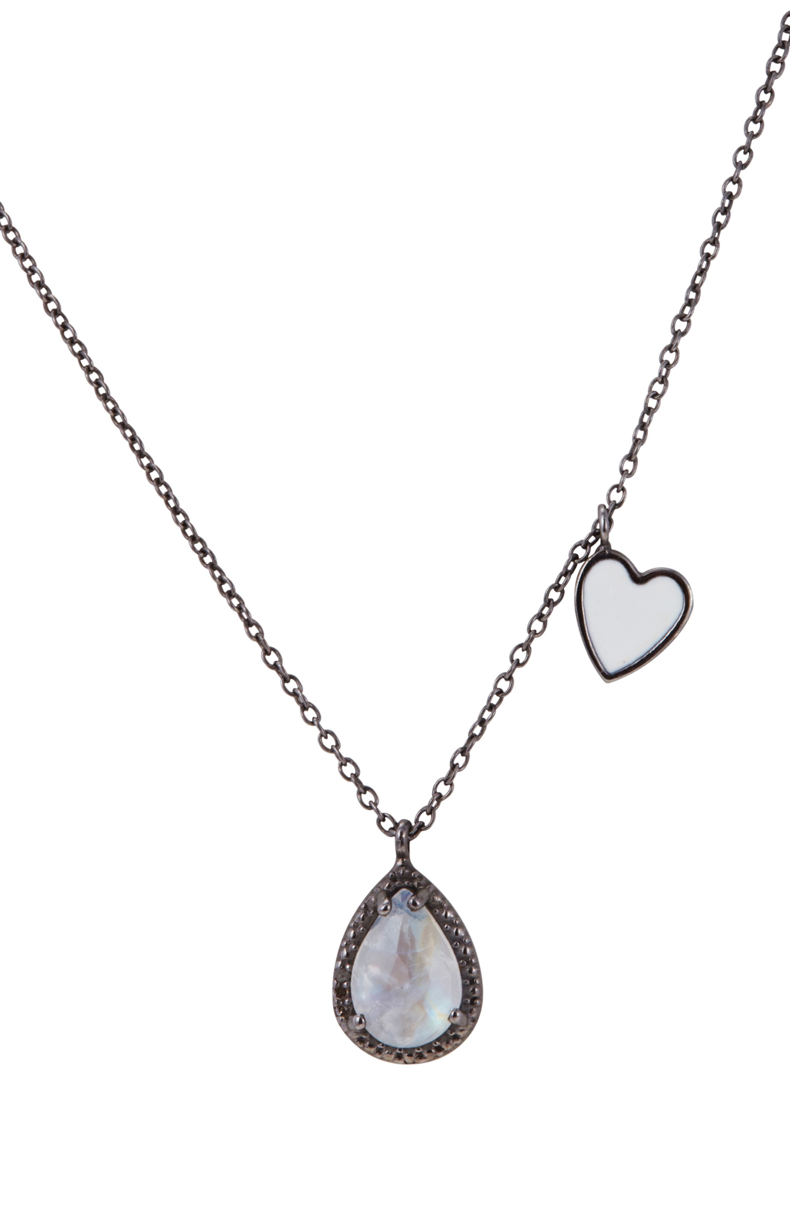 moonstone pendants sterling silver