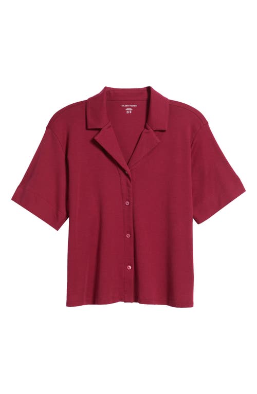 EILEEN FISHER SLEEP EILEEN FISHER ORGANIC COTTON PAJAMA TOP