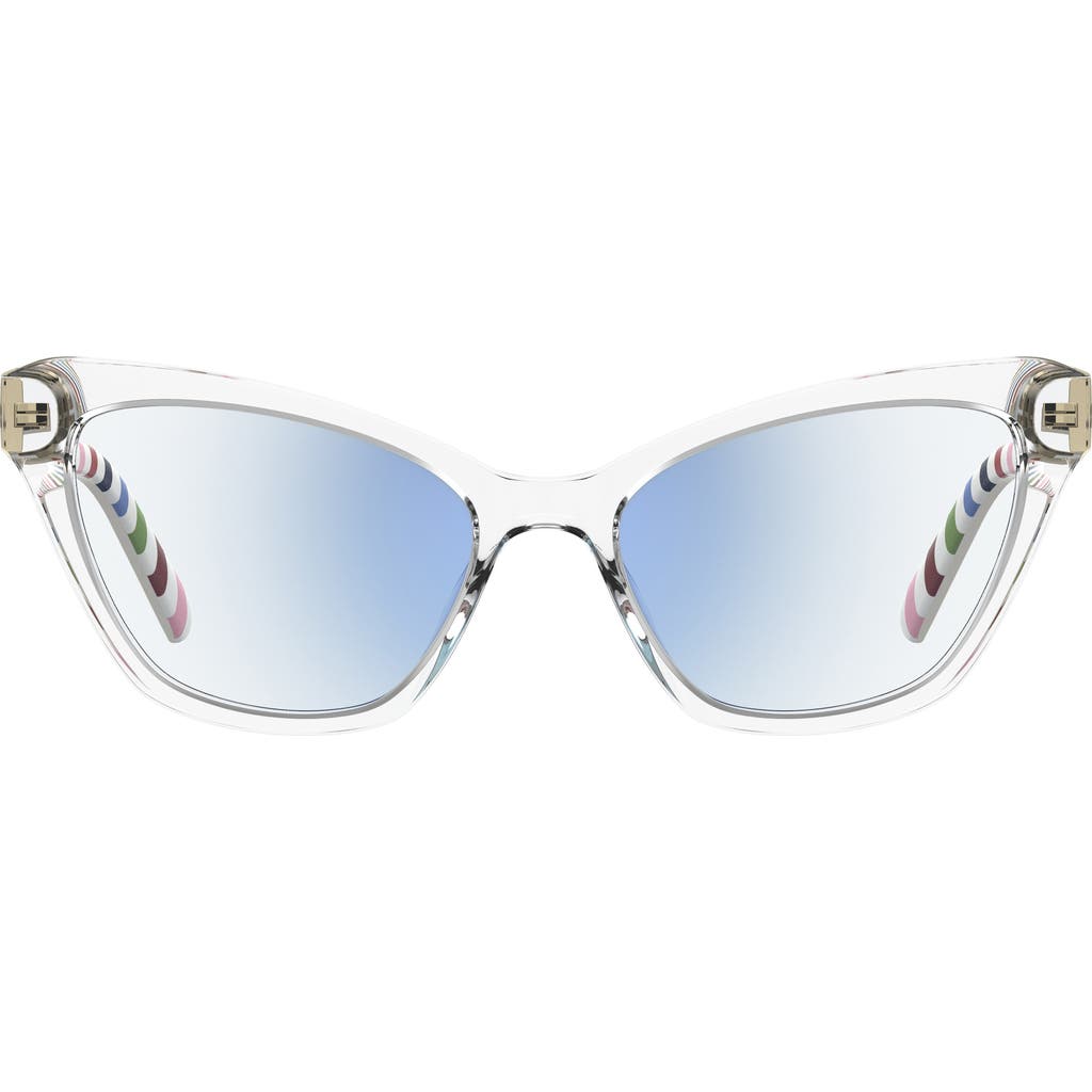 KATE SPADE KATE SPADE NEW YORK GRACELYN 54MM BLUE LIGHT BLOCKING CAT EYE READING GLASSES