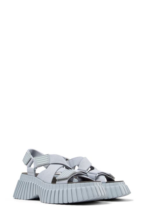 Shop Camper Bcn Sandal In Light Pastel Grey/grey