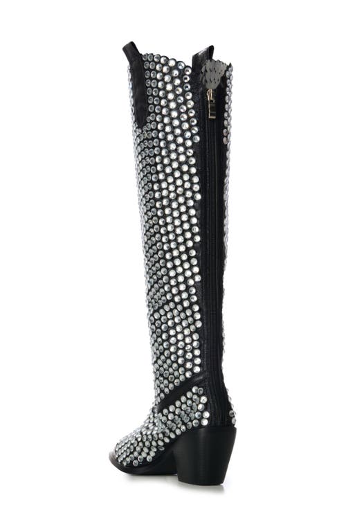 Shop Azalea Wang Ruvin Tall Western Boot In Black