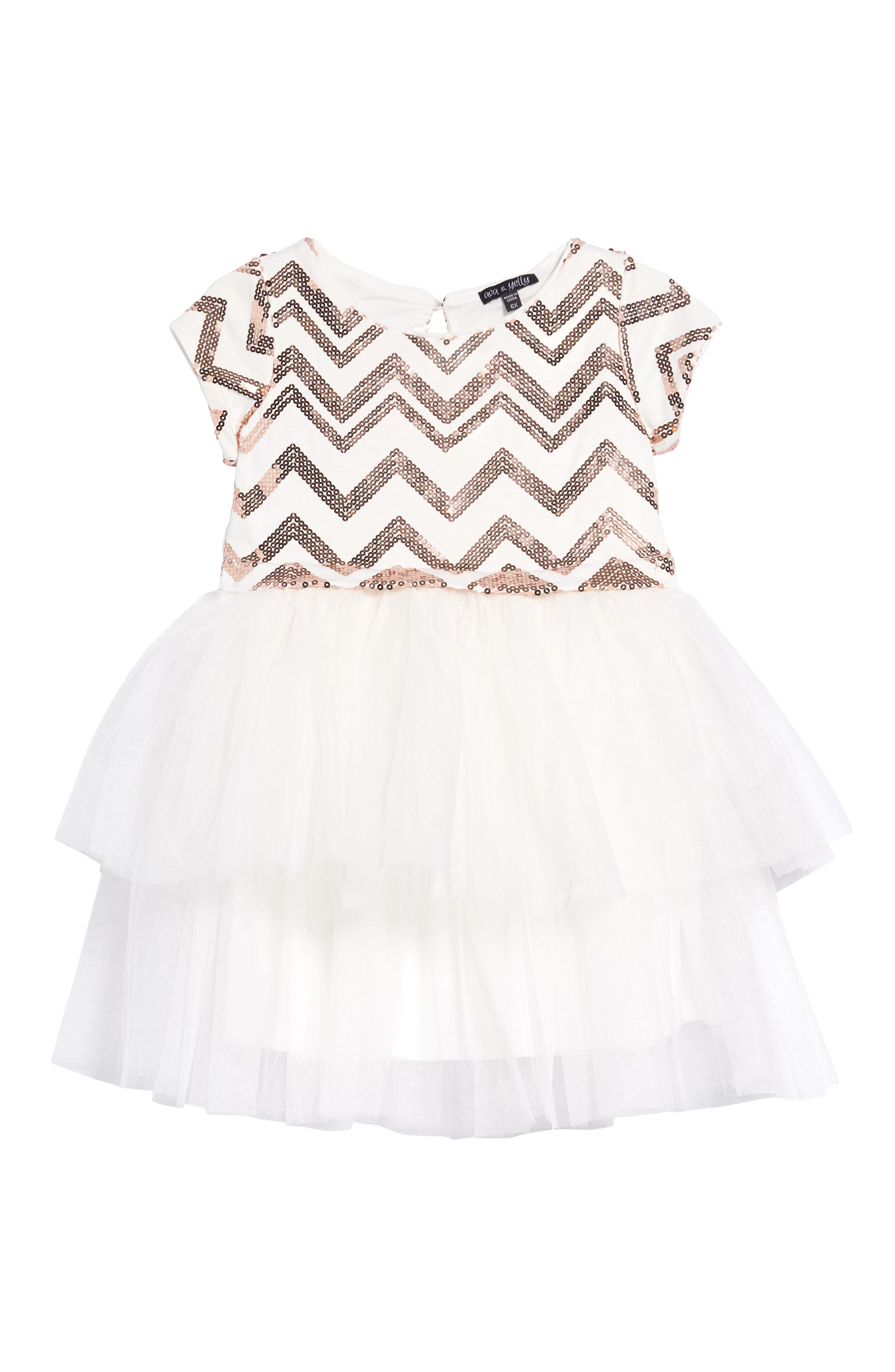 girls sequin tutu dress