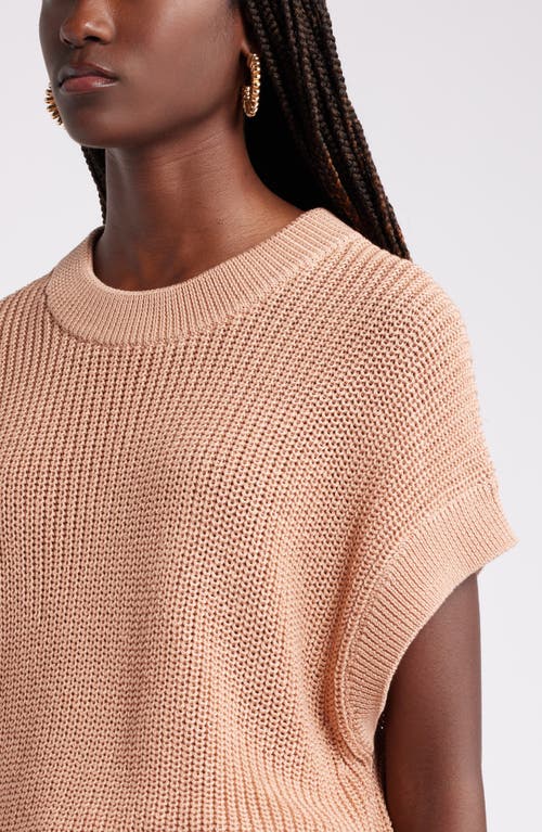 Shop Nordstrom Crewneck Sweater In Beige Tuscany