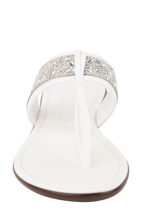 Italian Shoemakers Udella Flip Flop In White