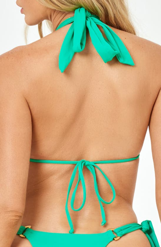 Shop L*space Brielle Bikini Top In Jade