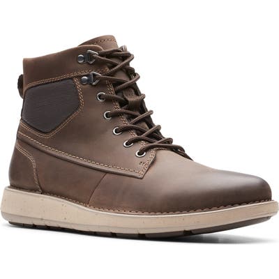 Clarks Un. larvik Plain Toe Boot, Brown