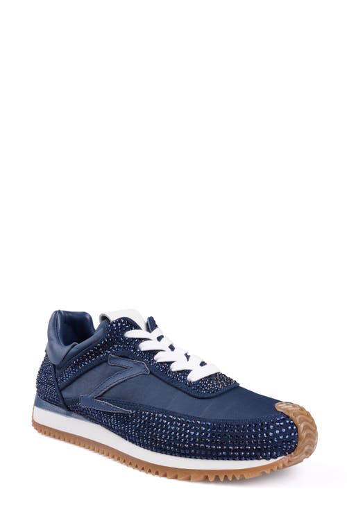 ZIGI Freya Rhinestone Sneaker Suede at Nordstrom,