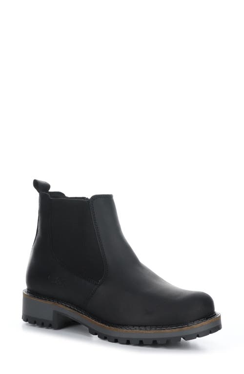 Bos. & Co. Corrin Waterproof Chelsea Boot Black Saddle Leather at Nordstrom,