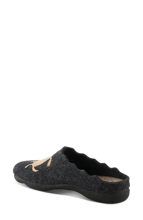 Flexus By Spring Step Petlove Slipper In Black Multi