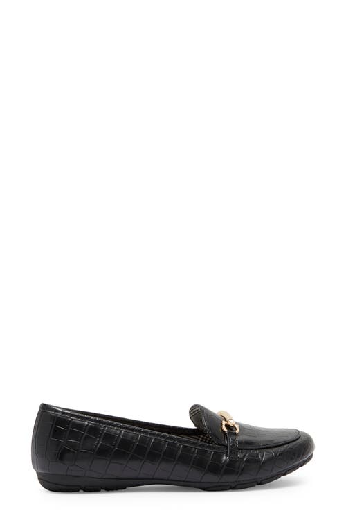 Shop Cliffs By White Mountain Glowing Bit Loafer In Black/croco/print