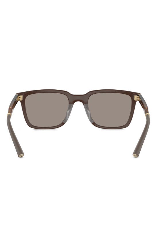 Shop Oliver Peoples Roger Federer 52mm Rectangular Sunglasses In Beige