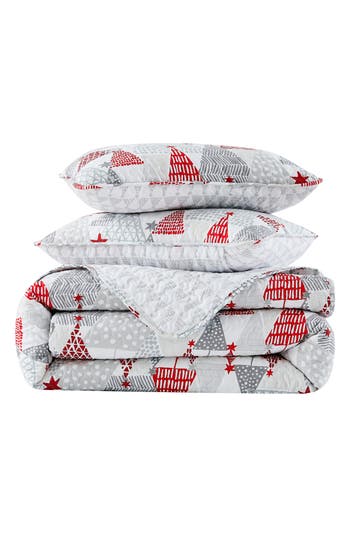 Southshore Fine Linens Merry And Bright Oversize Holiday Quilt Set In Merry And Bright