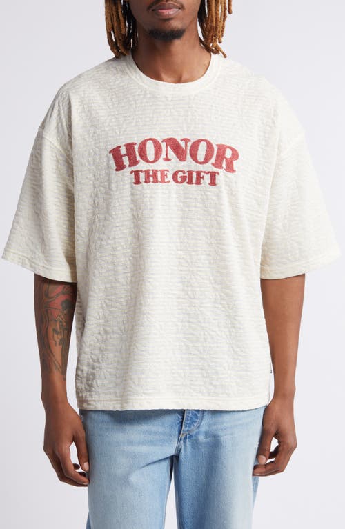 HONOR THE GIFT Stripe Boxy Logo Graphic T-Shirt at Nordstrom,