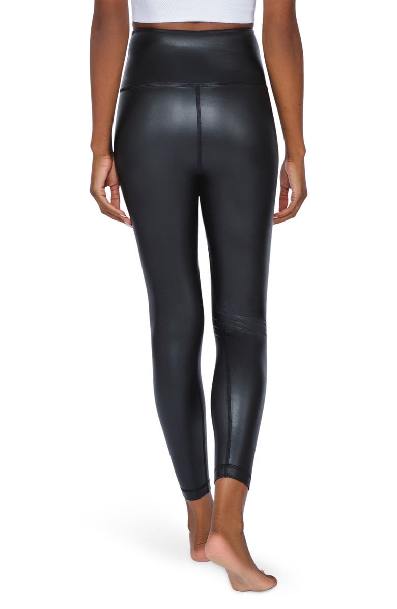 90 DEGREE BY REFLEX Fleece Lined Faux Leather Leggings | Nordstromrack