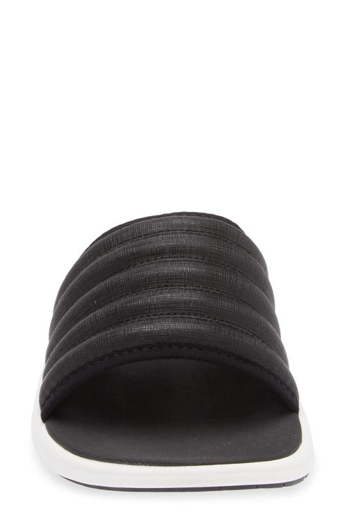 Shop Olukai Komo Slide Sandal In Black/black