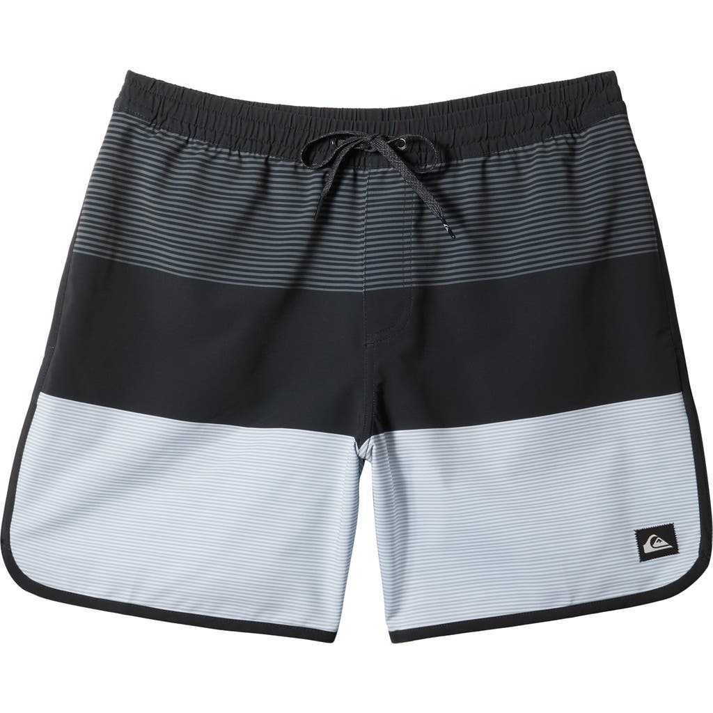Quiksilver Surfsilk Tijuana Swim Trunks In Black