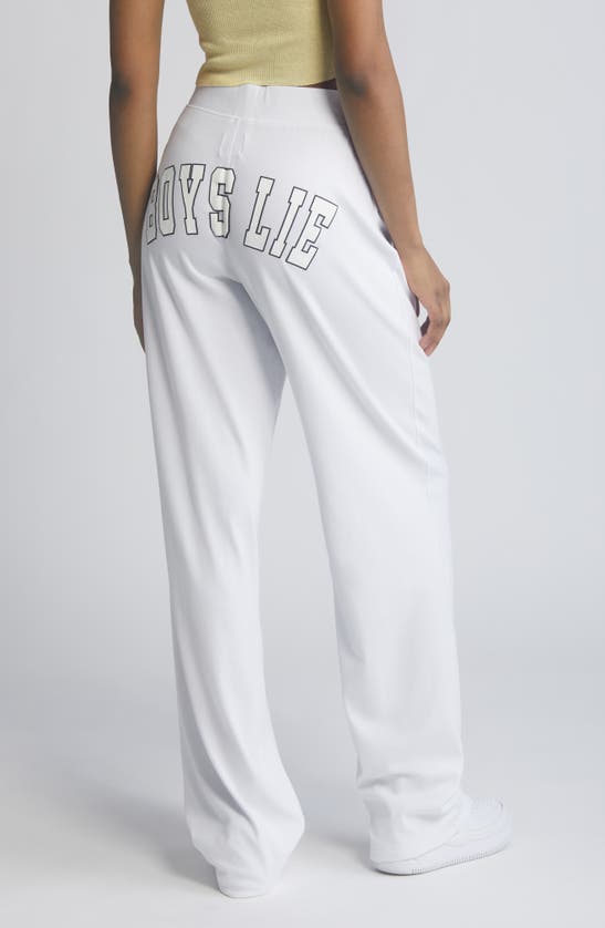Shop Boys Lie Boardwalk Movie Night Sweatpants In White