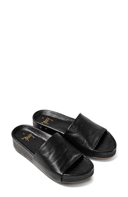 Beek Pelican Slide Sandal in Black Ph