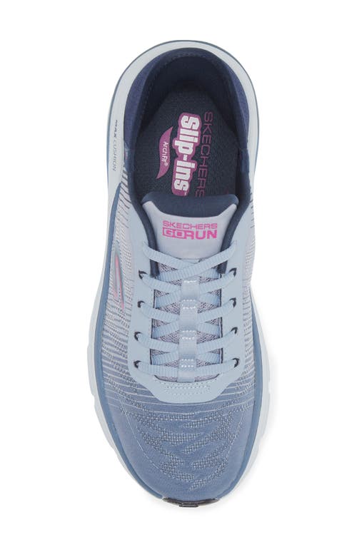 Shop Skechers Max Cushioning Arch Fit® In Navy/pink