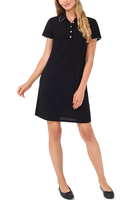 CECE CECE SCALLOP POLO DRESS 