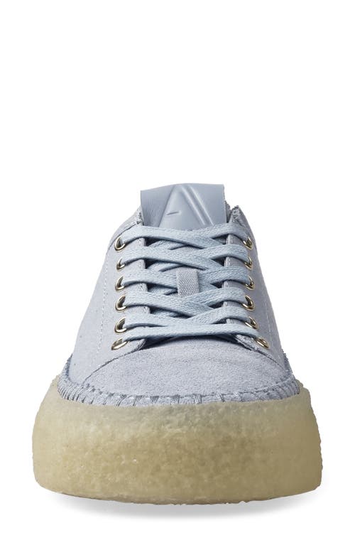 Artisan Crafted By Zigi Clover Low Top Sneaker In Light Blue Suede