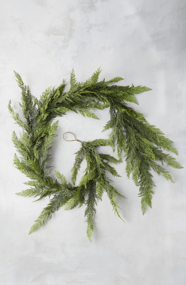 6-Foot Faux Cedar Garland