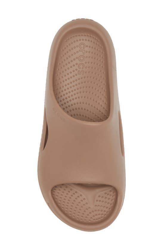 Shop Crocs Mellow Slide Sandal In Latte