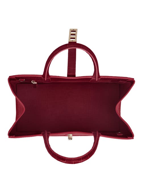 Teddy Blake Lola Croco 12" In Darkred