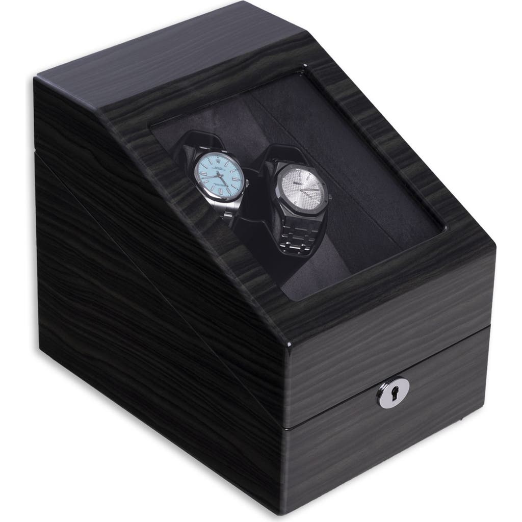 BEY-BERK BEY-BERK SUBMARINER 2-WATCH WINDER & CASE