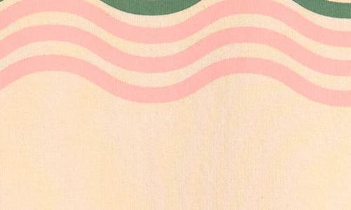 Tiny Tribe Kids' Colorblock Long Sleeve Cotton Sweatshirt Dress In Beige Multi