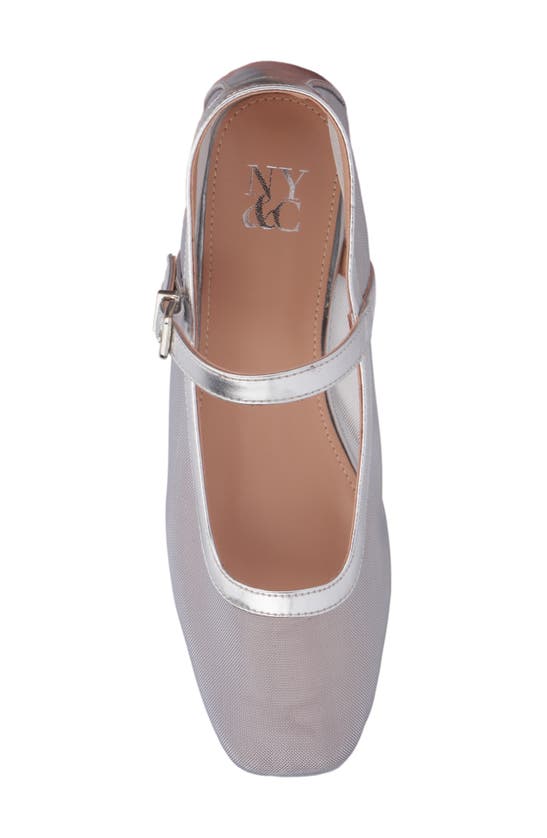 Shop New York And Company Page 2 Mary Jane Ballet Flat In Silver