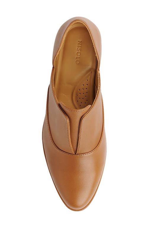 Nisolo Emma D'orsay Oxford In Nutmeg