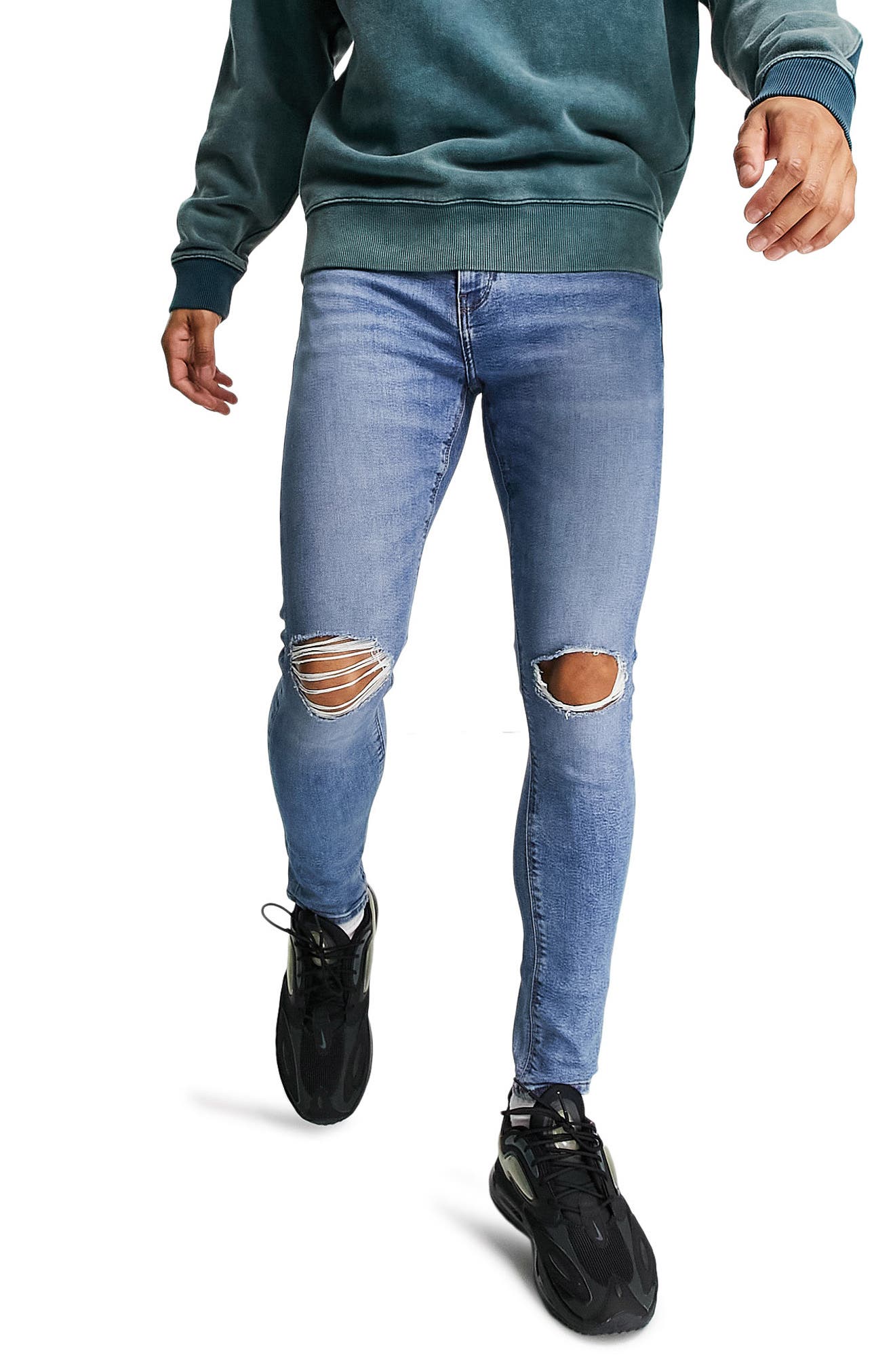 Rocco relaxed jeans in dark ASOS Herren Kleidung Hosen & Jeans Jeans Tapered Jeans 