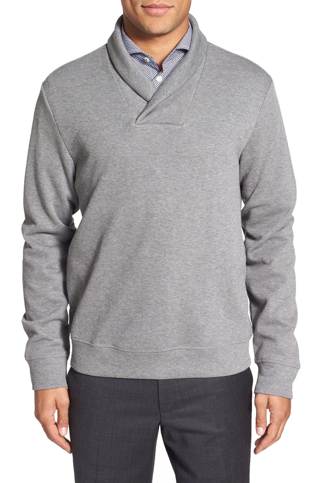 Nordstrom Men's Shop Shawl Collar Pullover Nordstrom