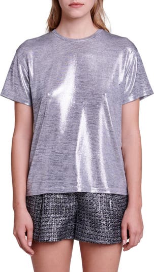 Under Armour Womens Tech Spacedye Short Sleeve Crew Neck T-Shirt,  Black (001)/Metallic Silver, Small : Clothing, Shoes & Jewelry