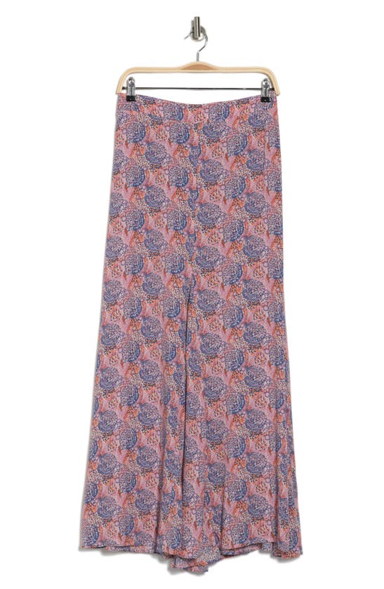 Bobeau Godet Maxi Skirt In Cement Lilac ModeSens